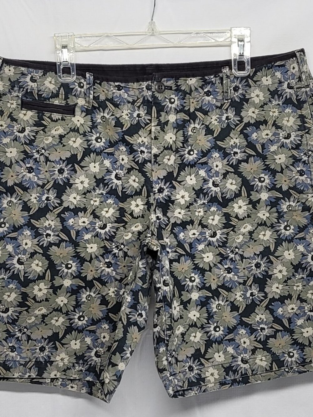 Gap Mens Floral Shorts Size 28 Chino Tropical Hawaiian 100% Cotton